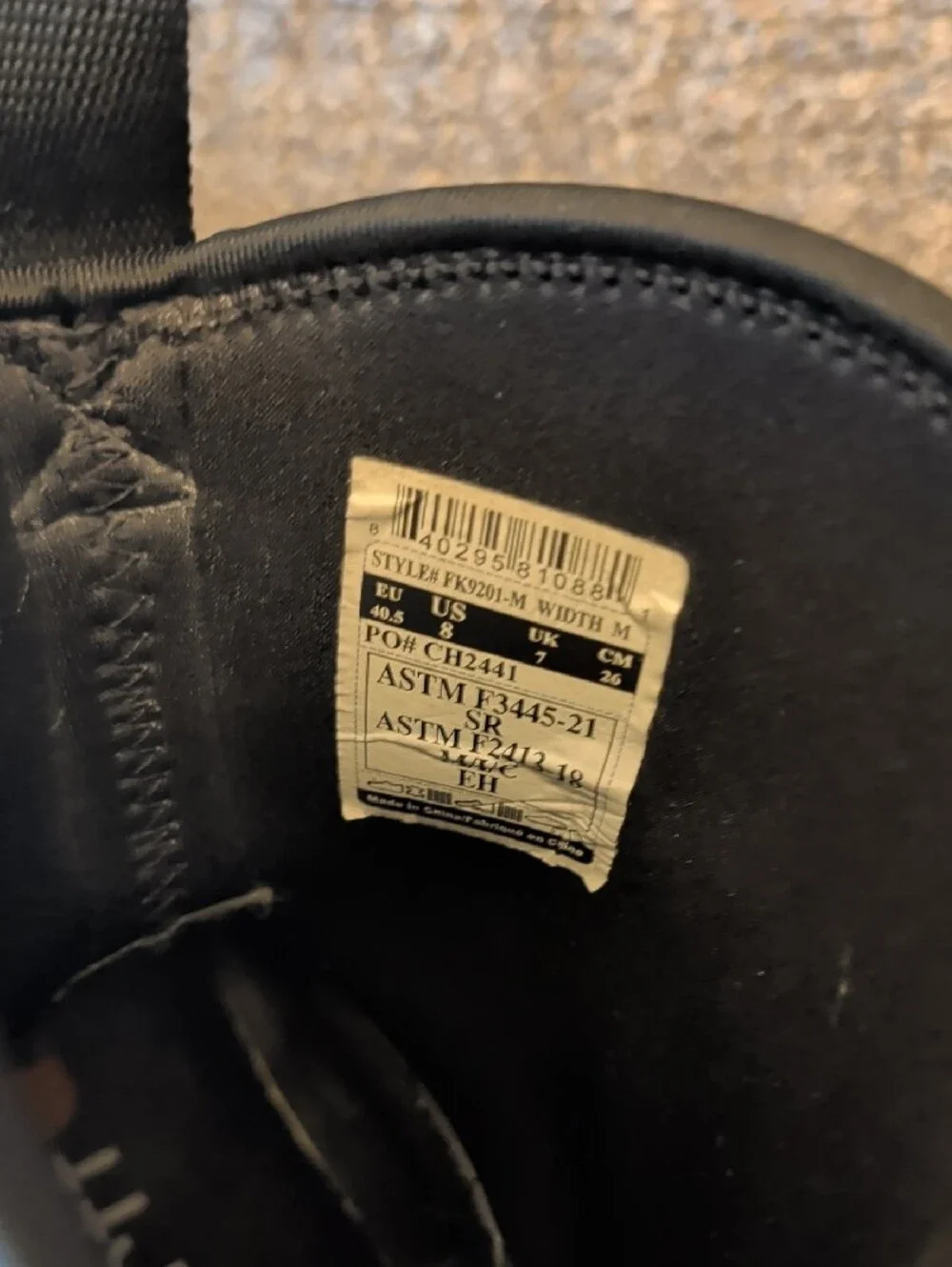Kentwood Waterproof  Steel Toe Wellington Size 8